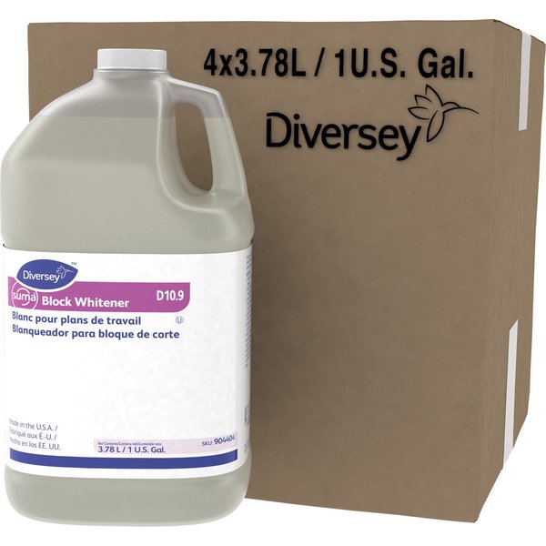 Diversey Suma Block Whitener, 128 fl oz (4 quart) Chlorine, 4 PK DVO904404CT